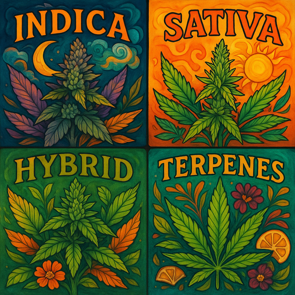 Differences Between Indica, Sativa, and Hybrid