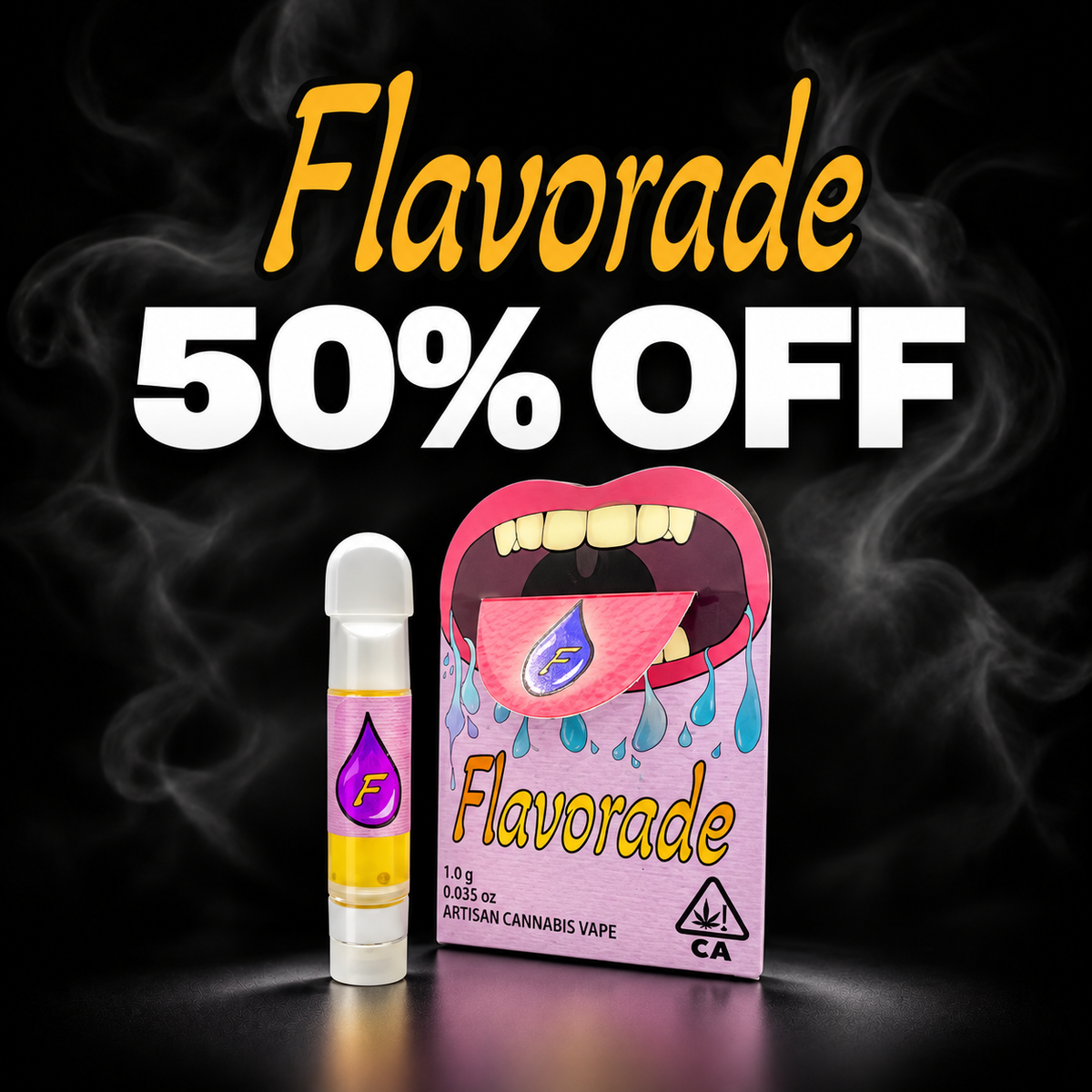 FLAVORADE 50% OFF FLAVORADE