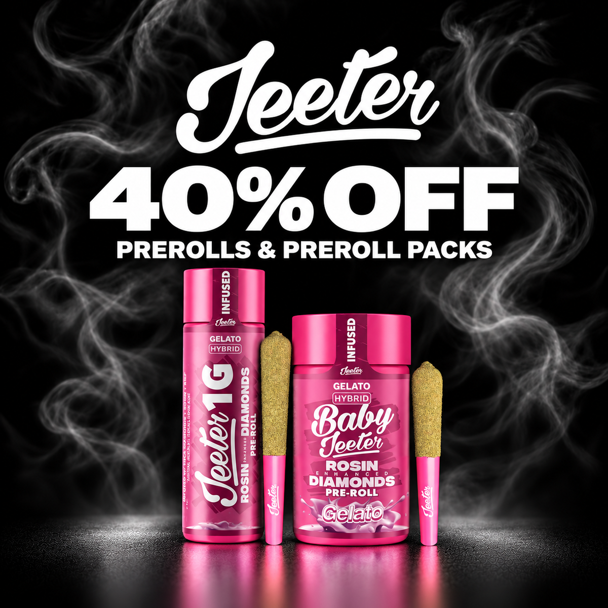 JEETER 40% OFF JEETER