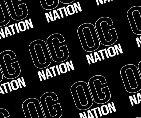 Background Image Banner displaying OG Nation Logo Repeating